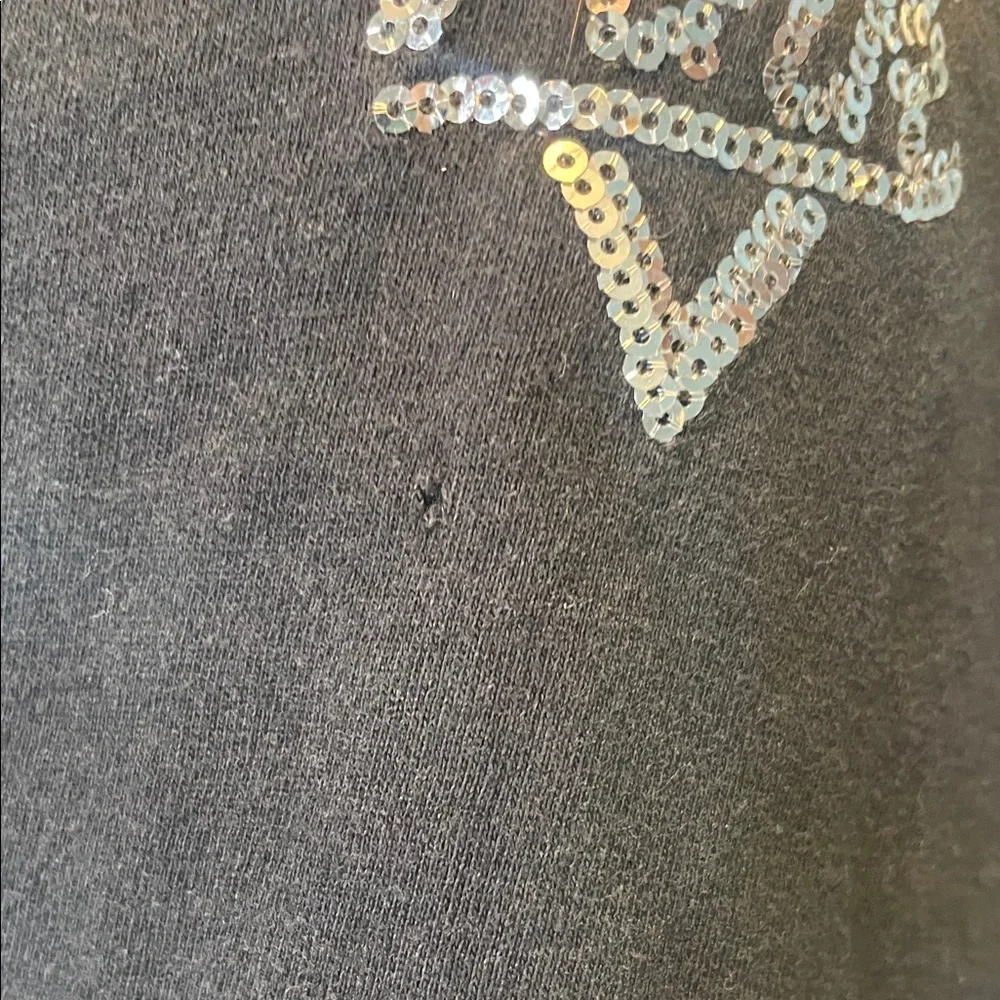 PINK Victoria's Secret Black Tank Top. Small pinhole. - Picture 4 of 7